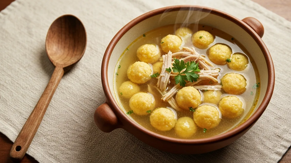 Vorí vorí sin gluten: la receta paraguaya tradicional (sopa con bolitas de maíz, naturalmente sin TACC)